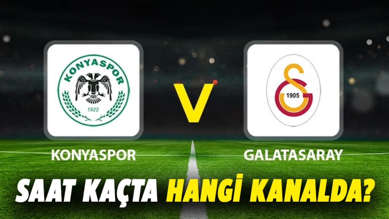 Konyaspor- Galatasaray maçı saat kaçta? Galatasaray maçı hangi kanalda izlenir?