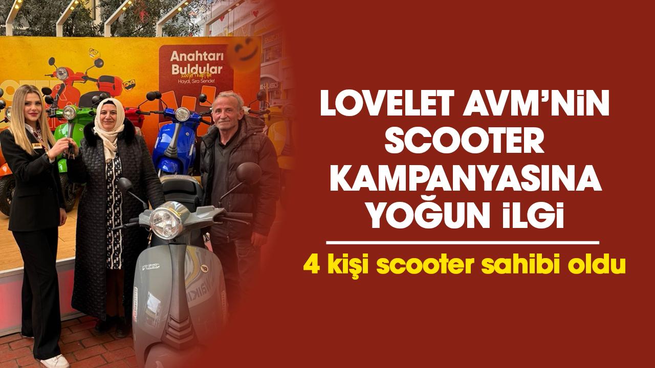 Lovelet Alışveriş Merkezi'nden scooter kampanyasına yoğun ilgi