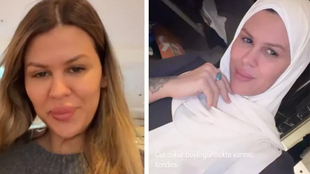 Mehmet Ali Erbil'in karısı Gülseren Erbil tesettüre girdi