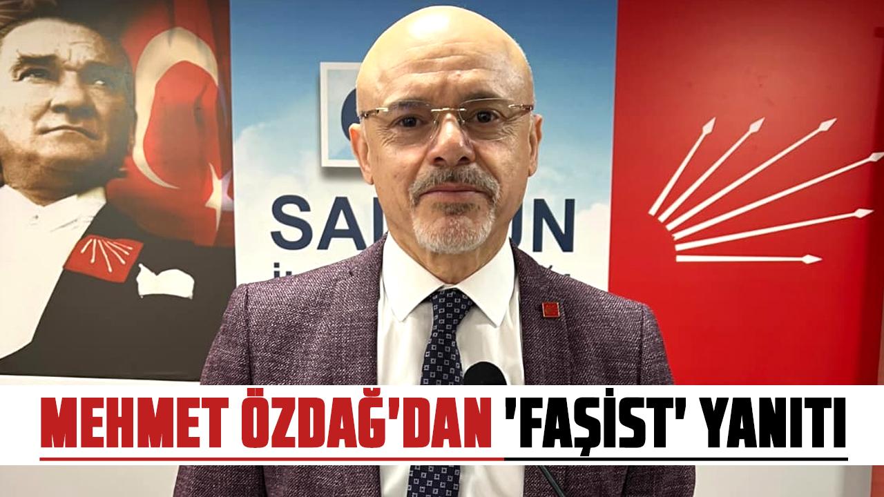 Mehmet Özdağ'dan 'Faşist' yanıtı