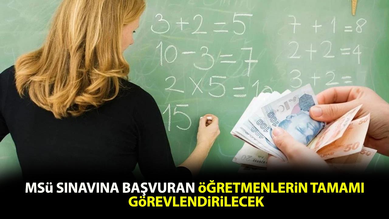 MSÜ sınavında görev alanlara kaç TL ödeme yapılacak? Başvuran tüm öğretmenler görev alacak!
