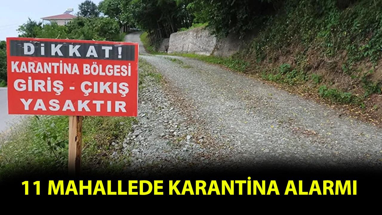 Muğla'da karantina alarmı! 11 mahalle kapatıldı