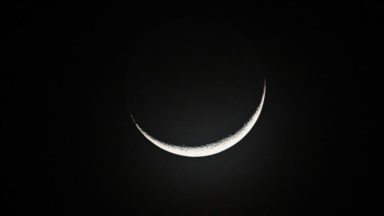 Ramazan hilali göründü