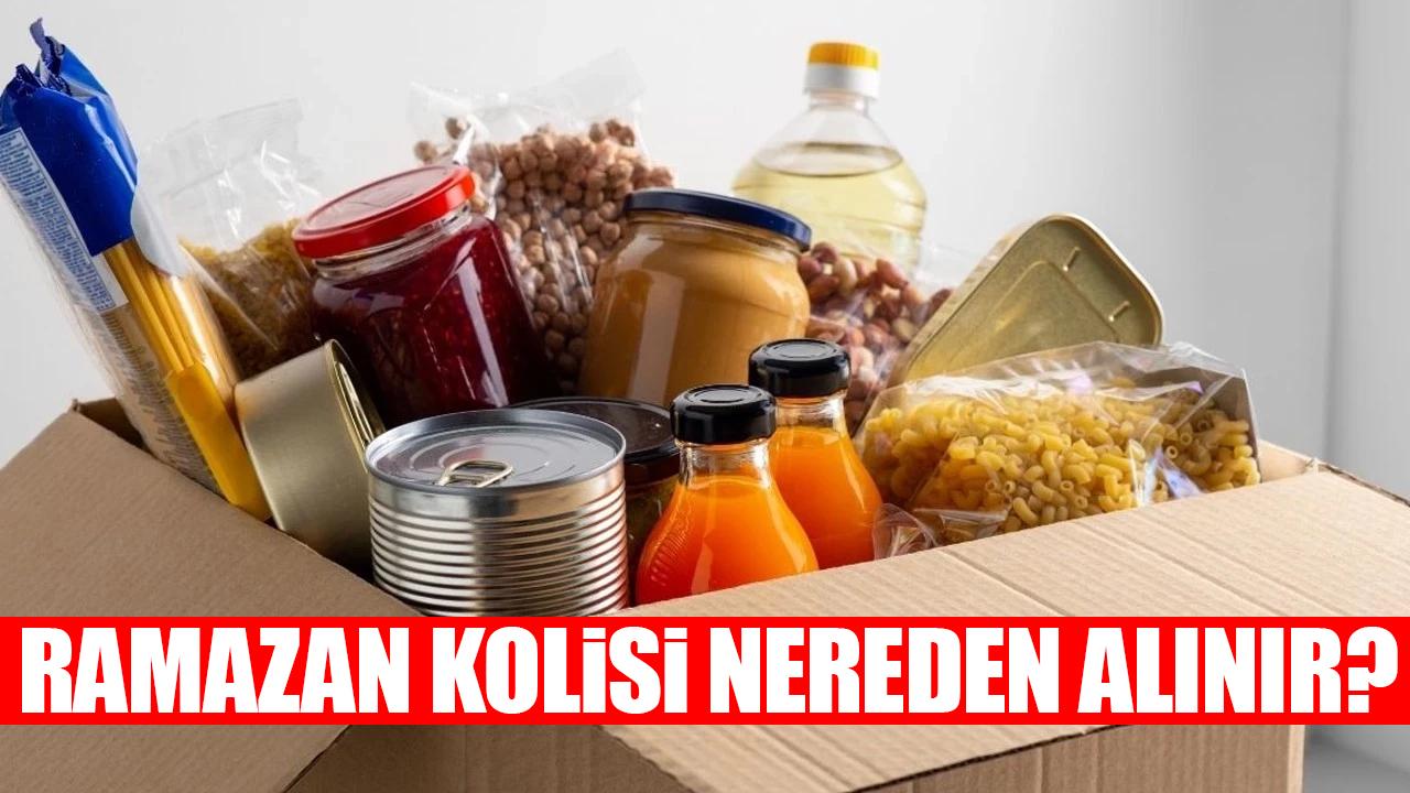 Ramazan kolisi nereden alınır?