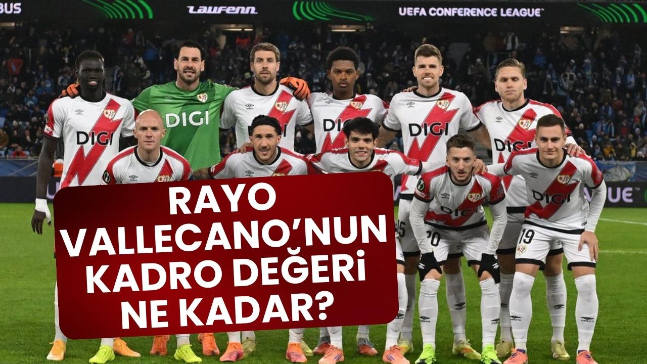 Rayo Vallecano'nun kadro değeri ne kadar?