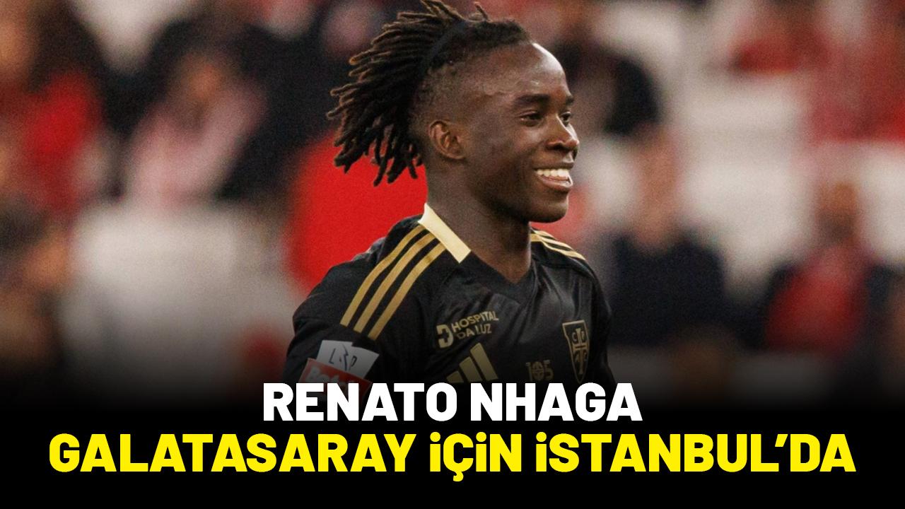 Renato Nhaga Galatasaray için İstanbul'da