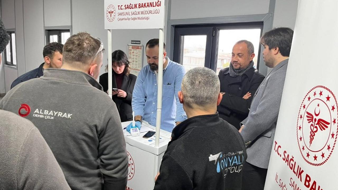 Samsun OSB'de sigara bırakma farkındalığı