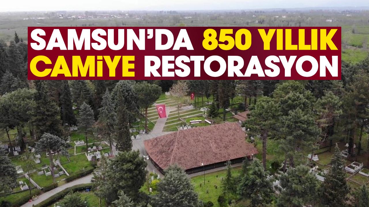 Samsun'da 8.5 asırlık Göğceli Çivisiz Camii restore edilecek