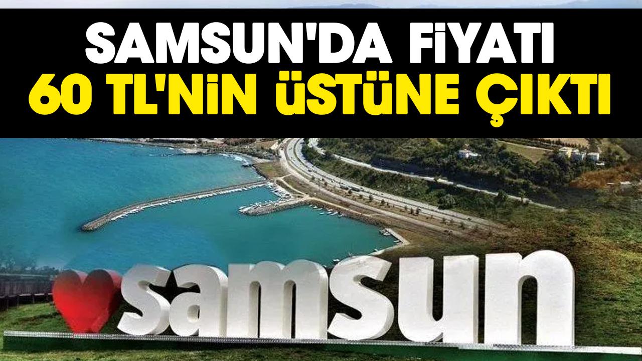 Samsun'da fiyatı 60 TL'nin üstüne çıktı