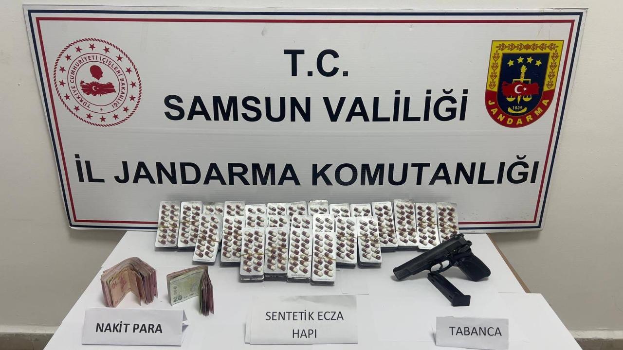 Samsun’da jandarmadan uyuşturucu operasyon! 2 gözaltı