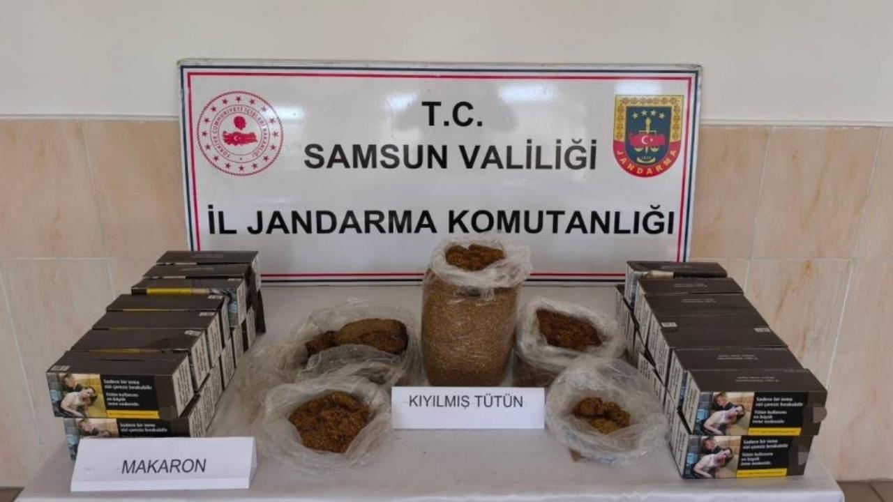 Samsun'da kaçak tütün operasyonu