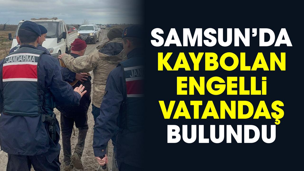 Samsun'da kaybolan engelli vatandaş bulundu