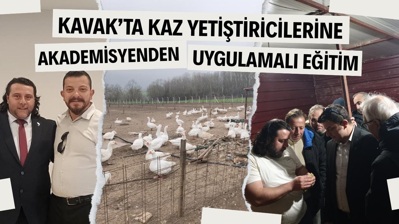 Samsun'da kaz yetiştiricilerine uygulamalı eğitim