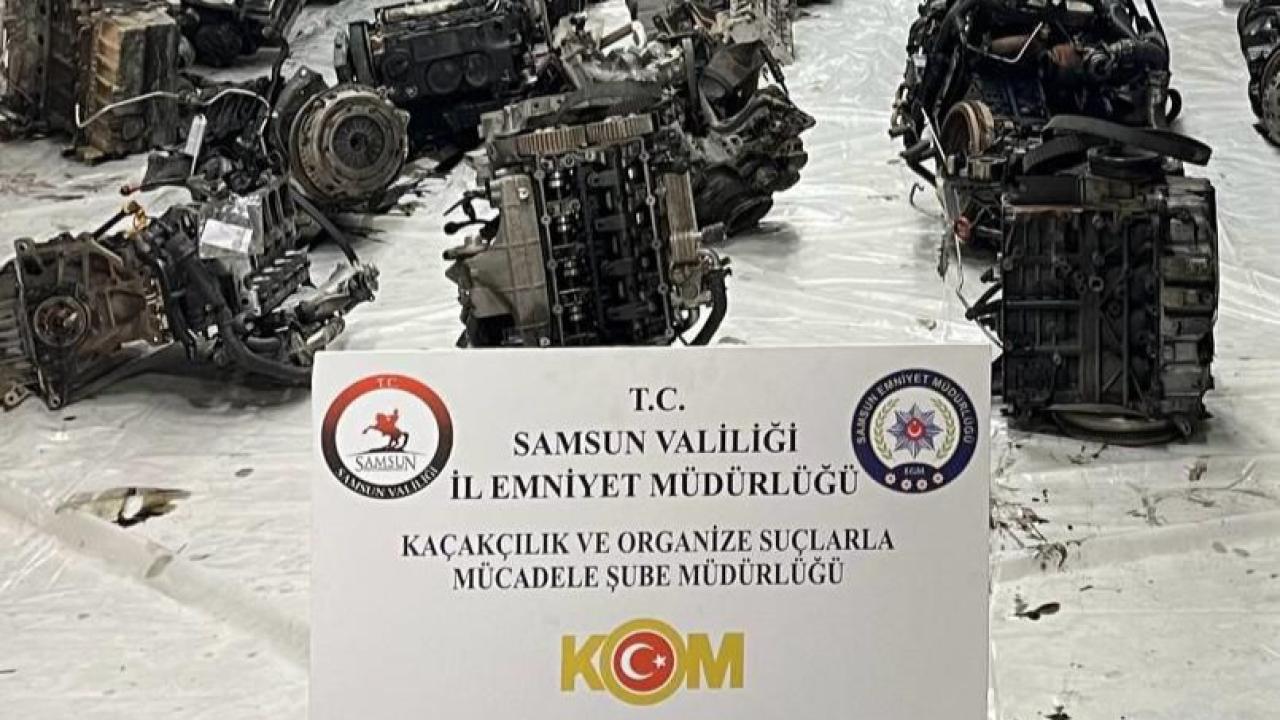 Samsun'da KOM ekiplerinden kaçakçılık operasyonu