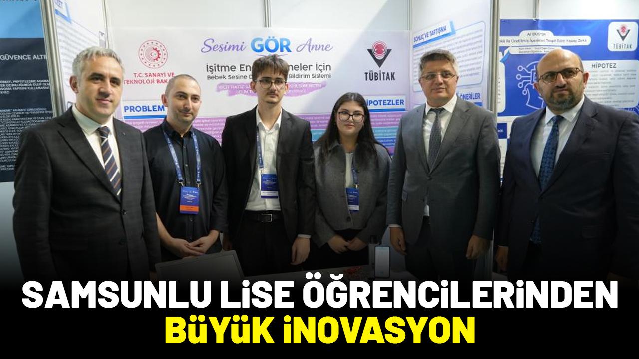Samsun'da lise öğrencileri 'Sesimi Gör Anne' mobil uygulamasını geliştirdi
