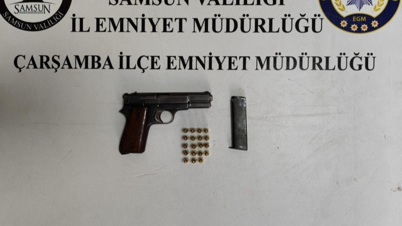Samsun'da silahlı yaralama olayının şüphelisi yakalandı
