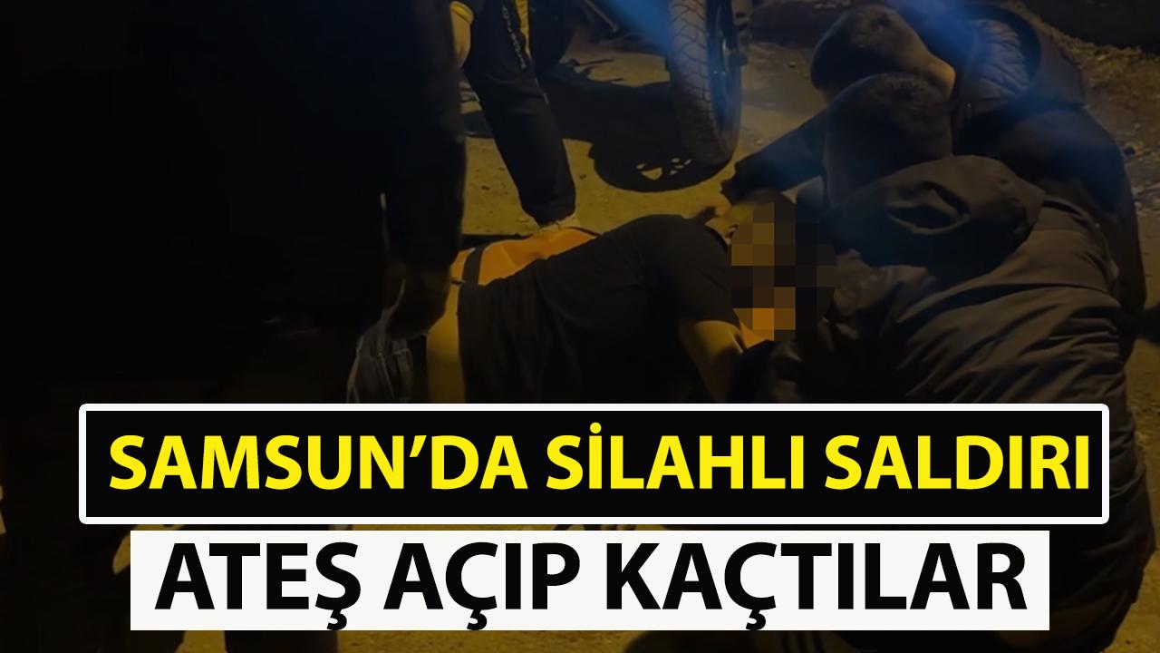 Samsun’da sokak ortasında silahlı saldırı!
