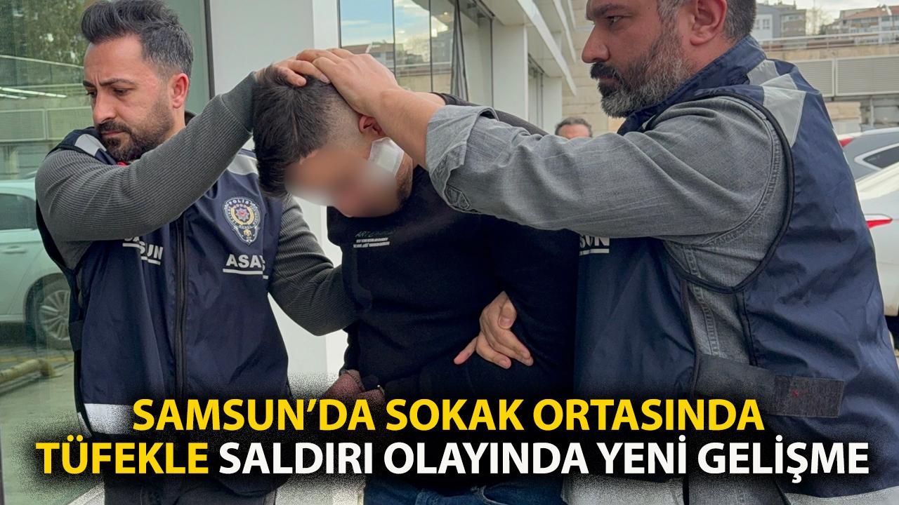 Samsun'da sokak ortasında tüfekle yaralama olayında bir kişi tutuklandı