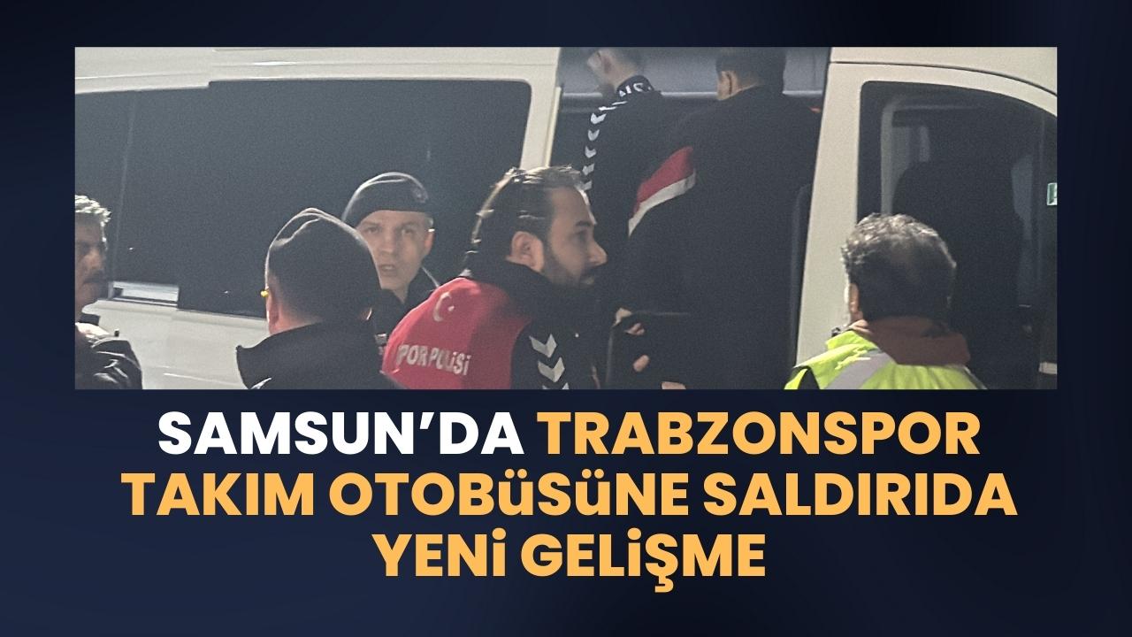 Samsun'da Trabzonspor takım otobüsünün taşlanma iddiası: 6 gözaltı