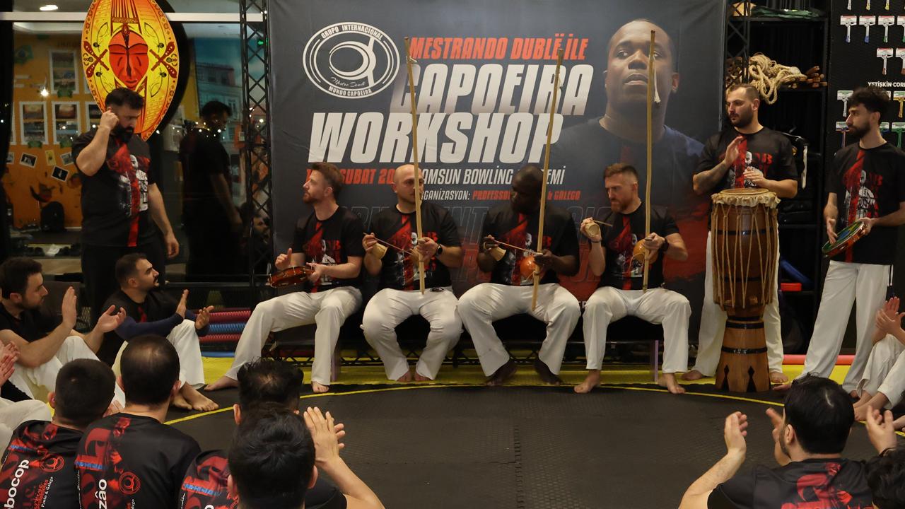 Samsun’da uluslararası capoeira rüzgarı