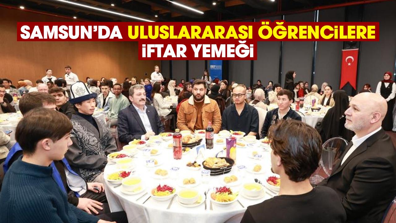 Samsun'da uluslararası öğrenciler iftar yemeğinde bir araya geldi