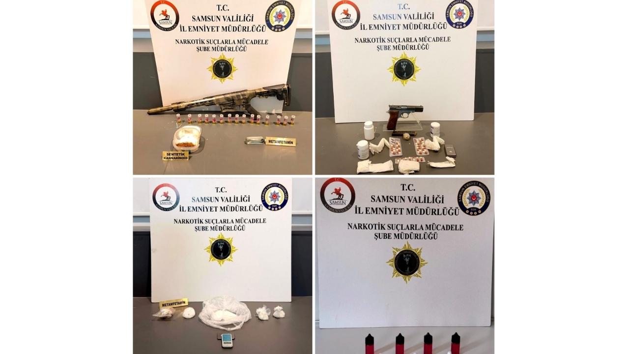 Samsun’da uyuşturucu operasyonu: 5 gözaltı