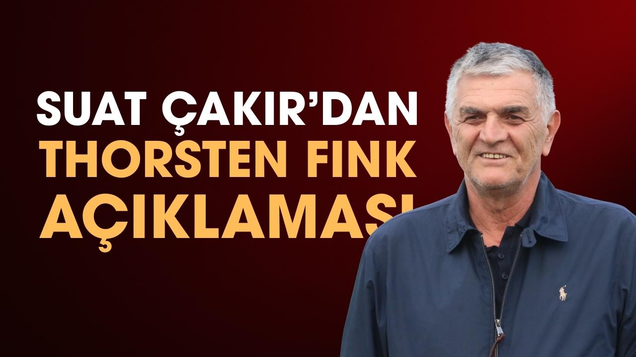 Samsunspor Basın Sözcüsü Suat Çakır'dan Thorsten Fink açıklaması