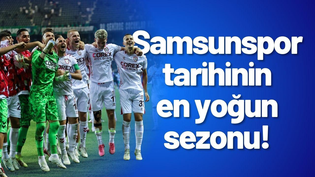 Samsunspor geçen sezondaki maç sayısına şubat ayında ulaşacak!