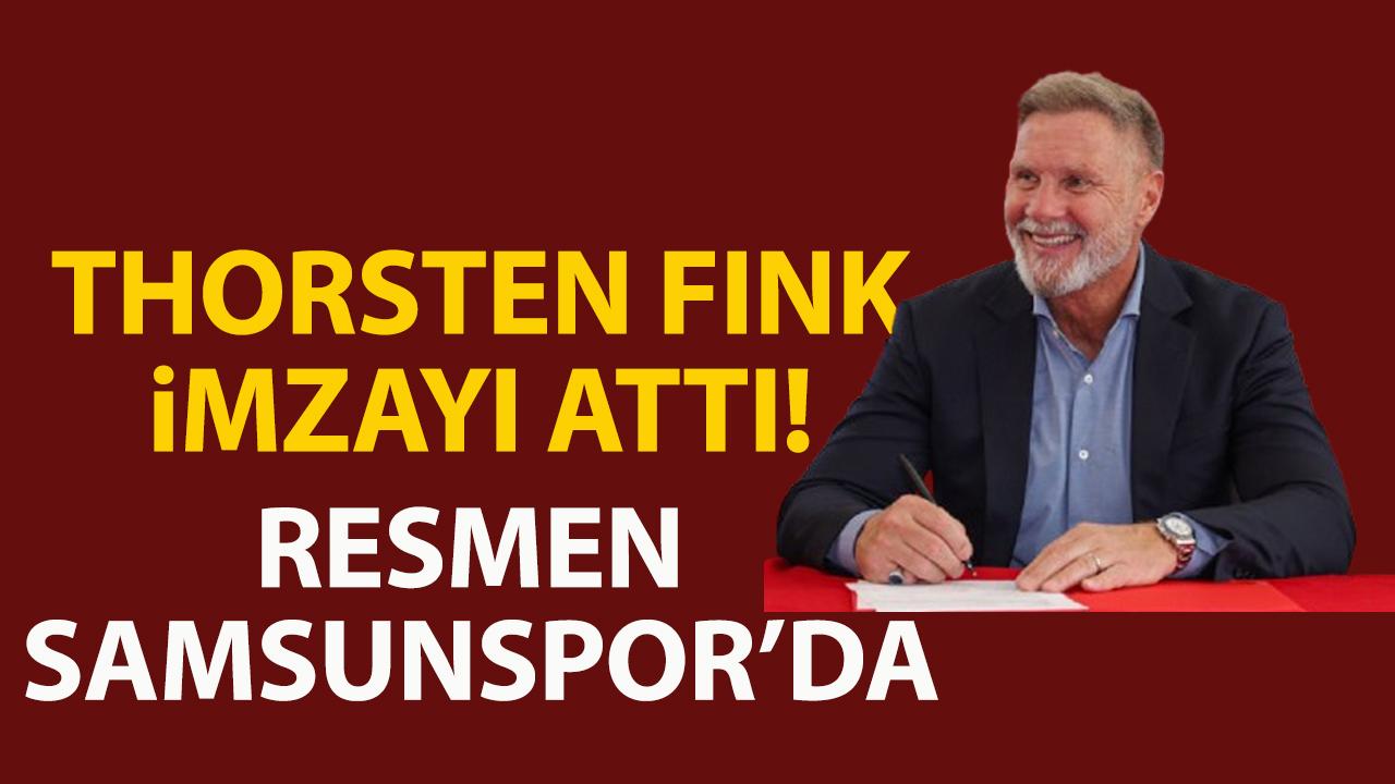 Samsunspor resmen açıkladı! Thorsten Fink ile sözleşme imzalandı