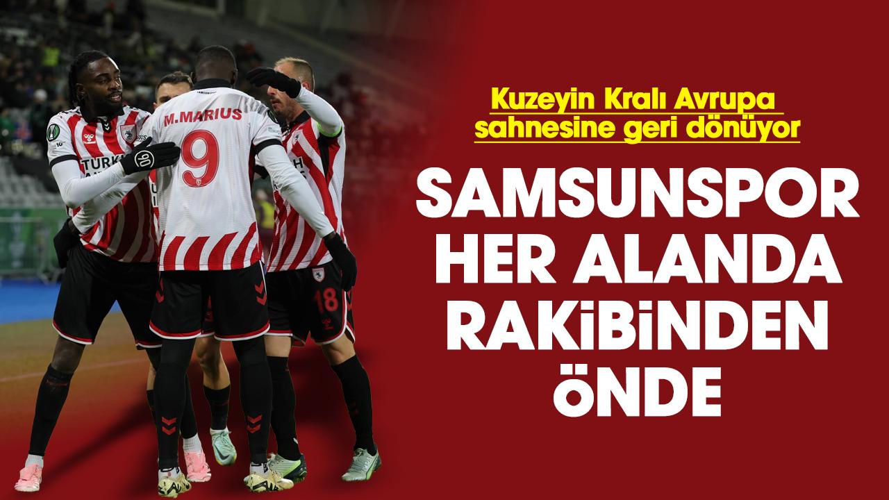 Samsunspor Shkendija'ya her anlamda üstünlük sağladı