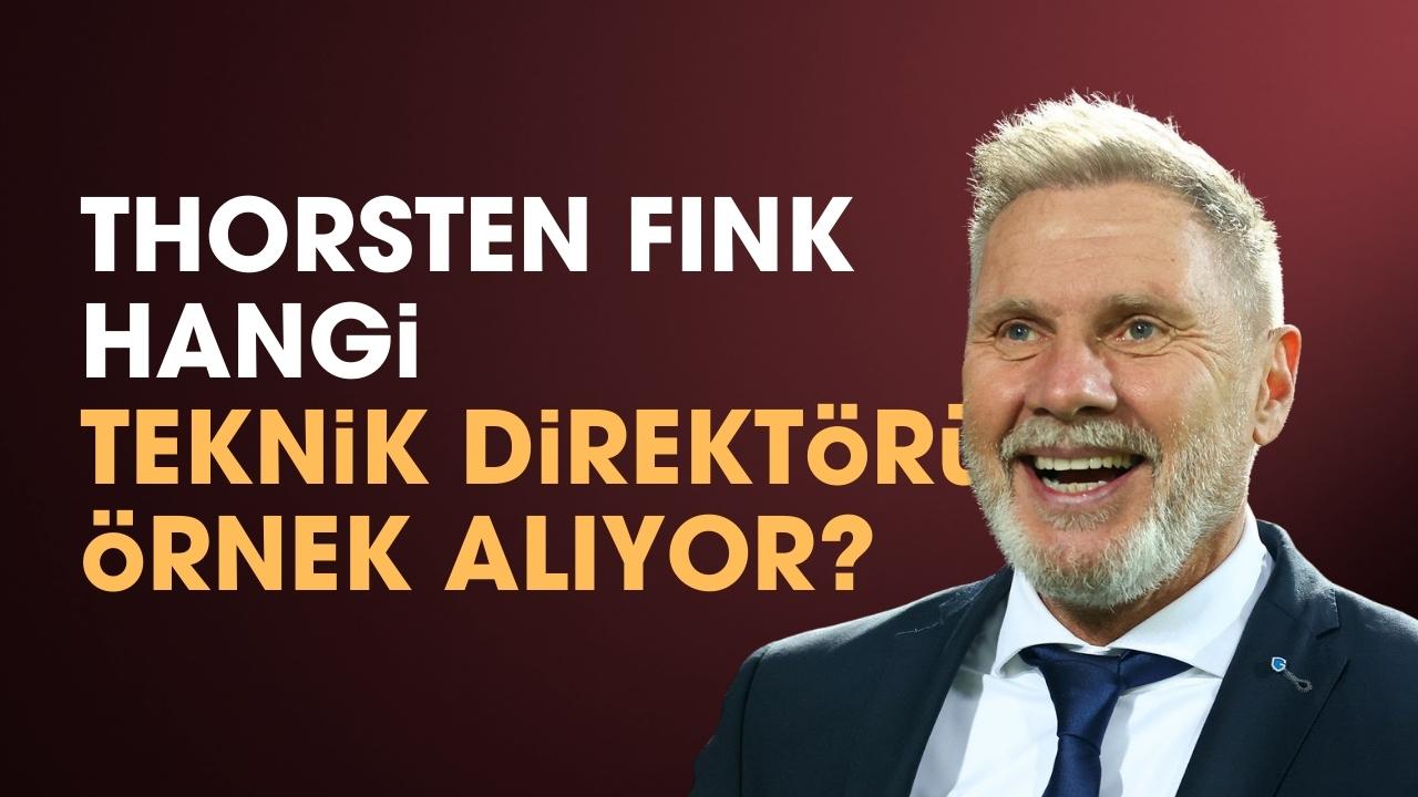 Samsunspor Teknik Direktörü Thorsten Fink rol model aldığı kişiyi açıkladı