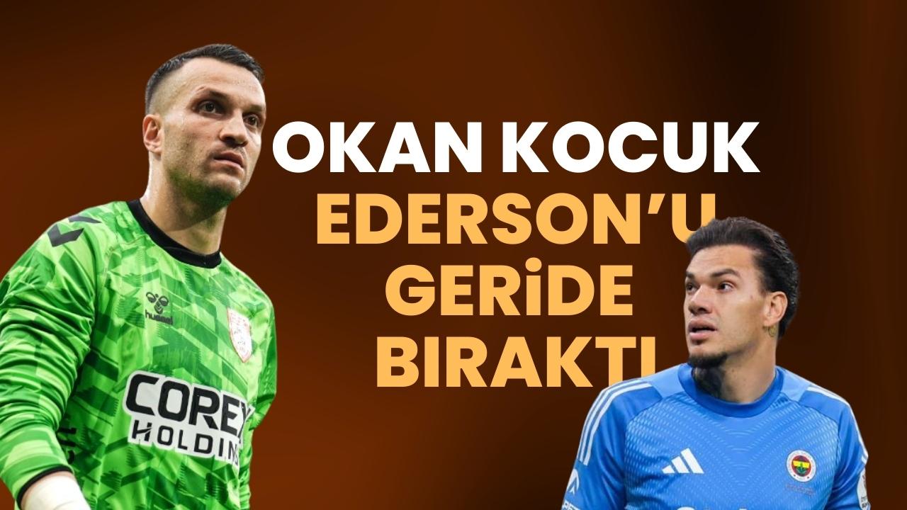 Samsunsporlu Okan Kocuk Fenerbahçeli Ederson'u geride bıraktı