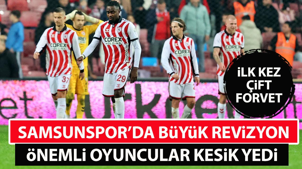 Samsunspor'un Antalyaspor maçındaki ilk 11’i açıklandı