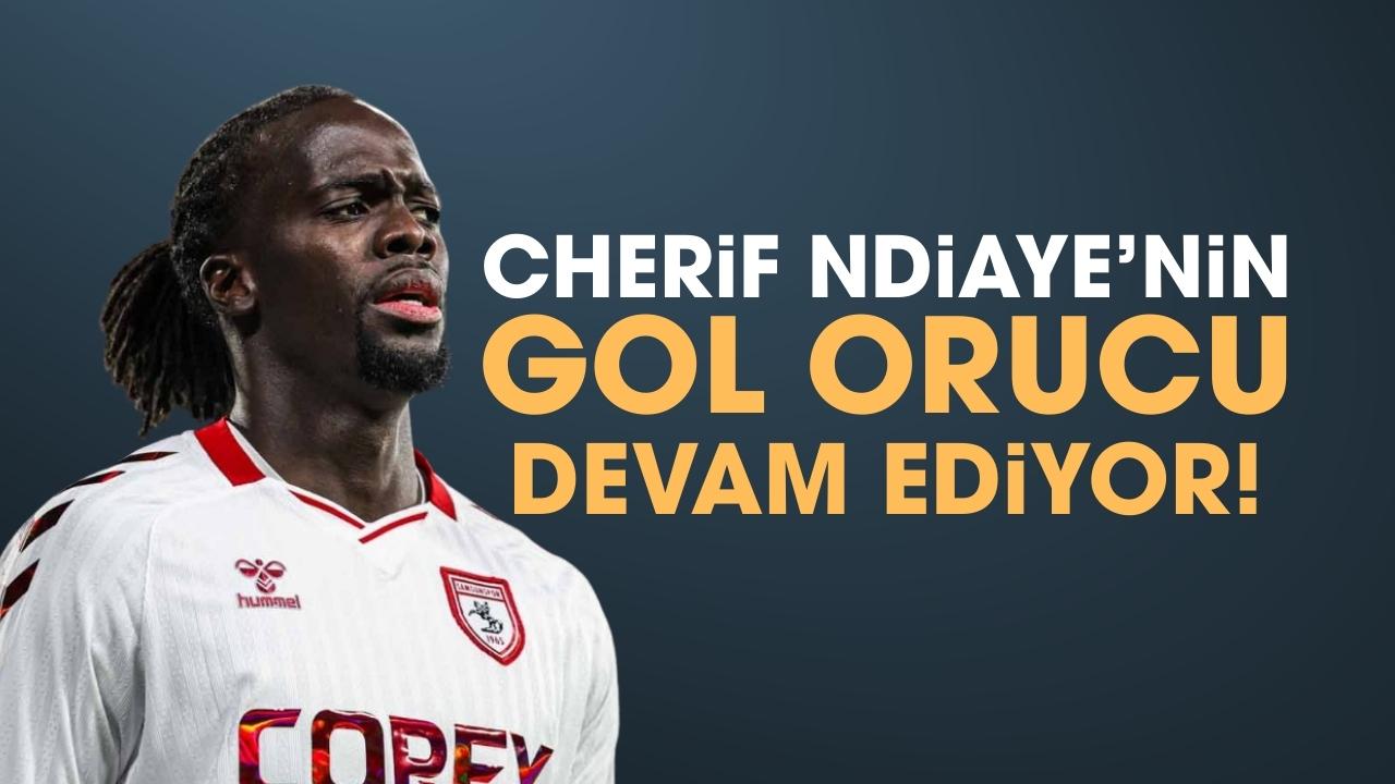 Samsunspor'un forveti Cherif Ndiaye 3 aydır gol atamıyor!