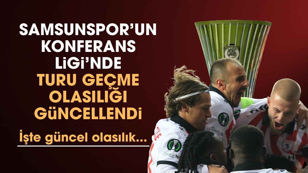 Samsunspor'un Konferans Ligi'nde tur atlama olasılığı değişti! İşte güncel olasılık...