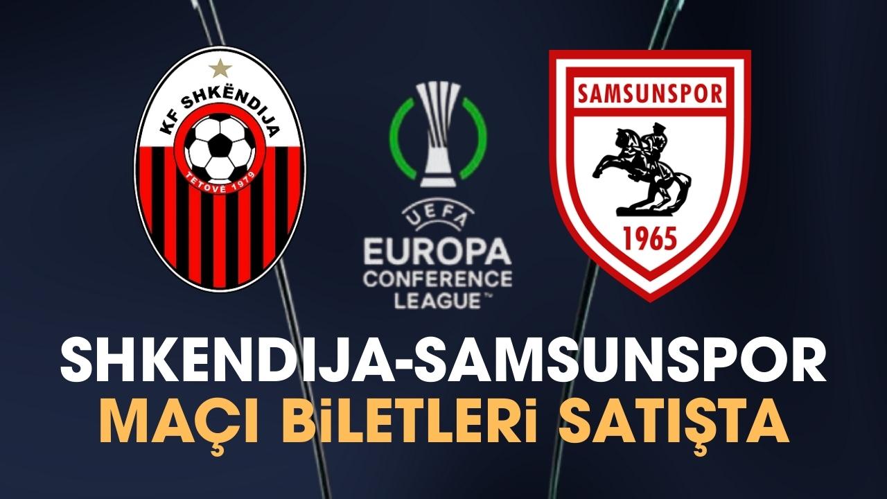 Samsunspor'un Shkendija maçı biletleri satışa çıktı