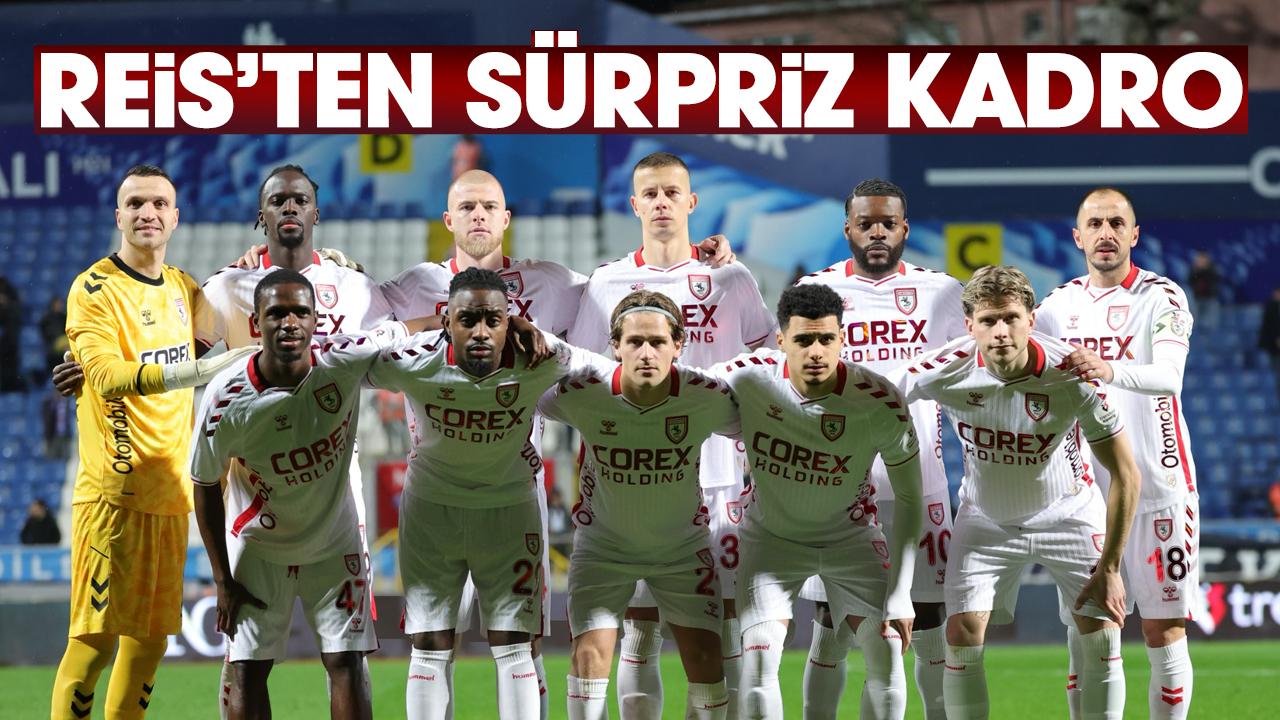 Samsunspor'un Türkiye Kupası'ndaki Bodrum FK maçındaki ilk 11'i açıklandı