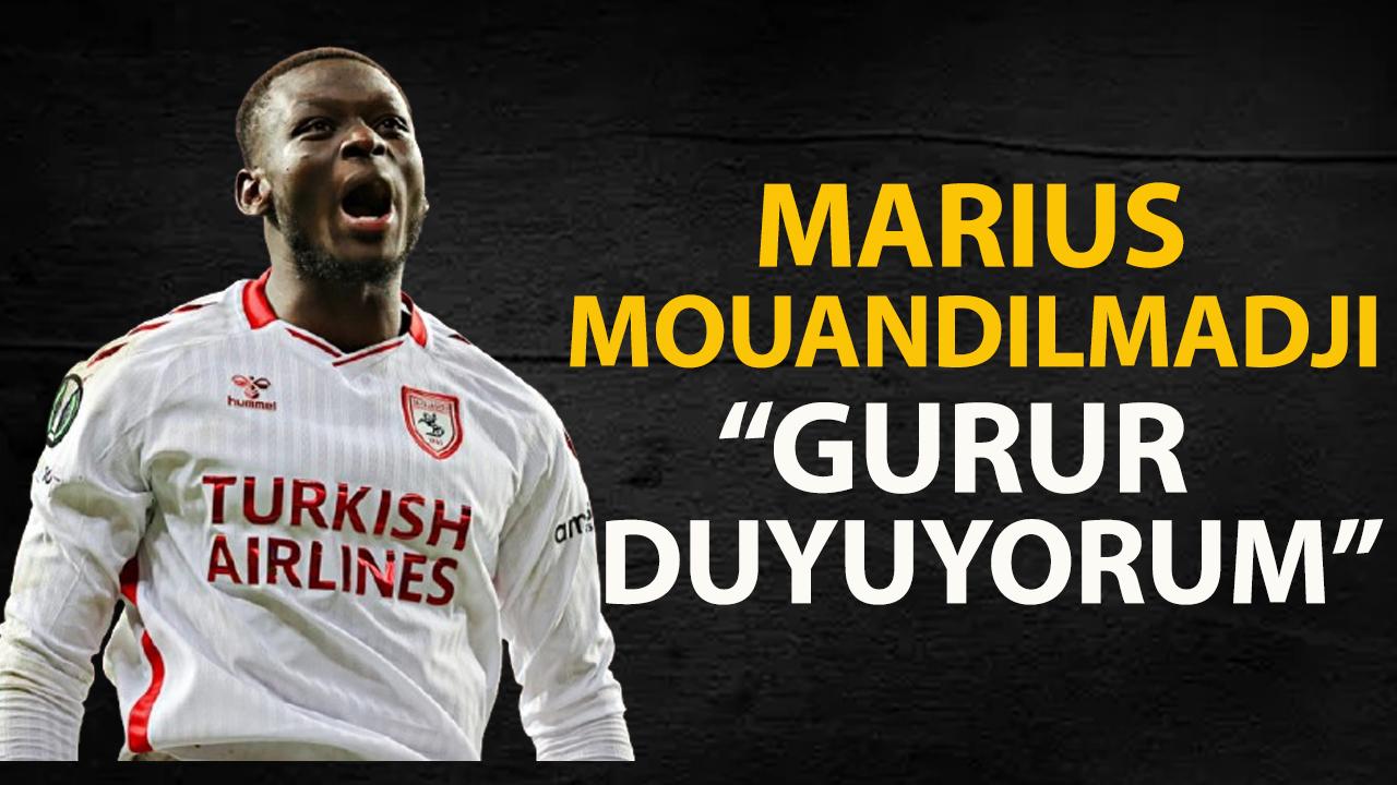Samsunspor'un yetenekli oyuncusu Marius: Kendim ve takımımla gurur duyuyorum