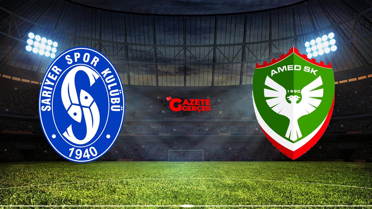 Sarıyerspor Amedspor maçı saat kaçta, hangi kanalda?