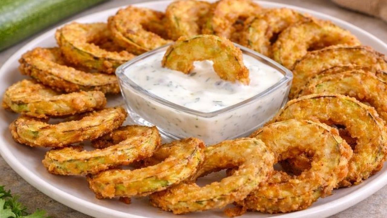 Sebzeyi sevdiren çıtır kabak halkası tarifi