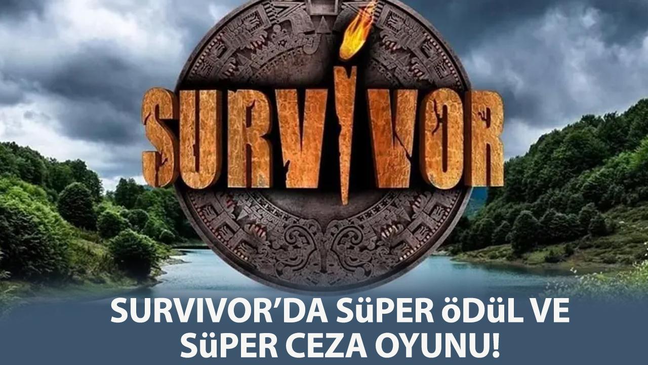 Survivor ödül-ceza oyunu! Süper cezayı alan takım kim? Süper ödülü hangi takım kazandı?