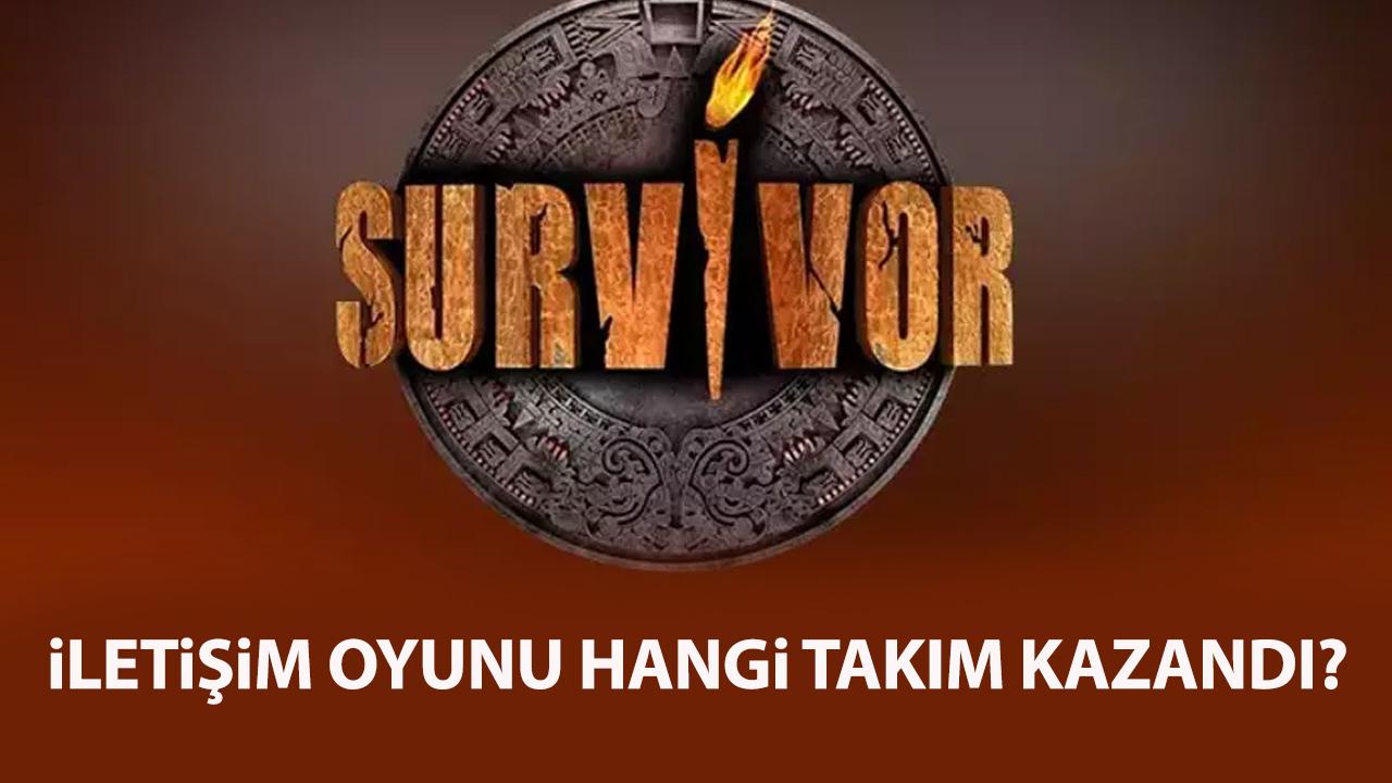 Survivor'da iletişim oyununu hangi takım kazandı?