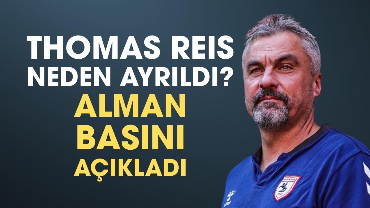 Thomas Reis'in Samsunspor'dan ayrılış sürecini Alman basını açıkladı
