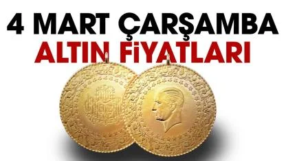 4 Mart Çarşamba altın fiyatları