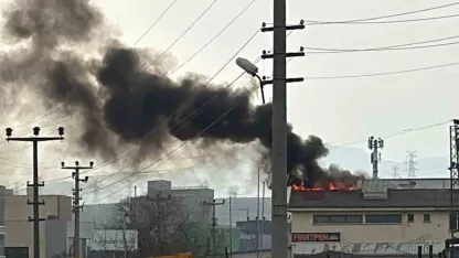 Ankara’da fabrikada yangın!