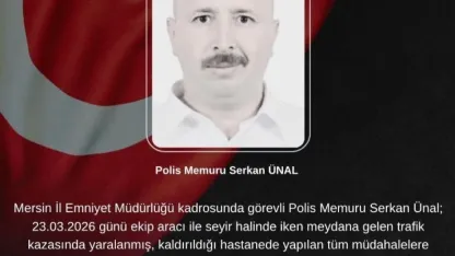 Kaza geçiren polis memuru Serkan Ünal  şehit oldu
