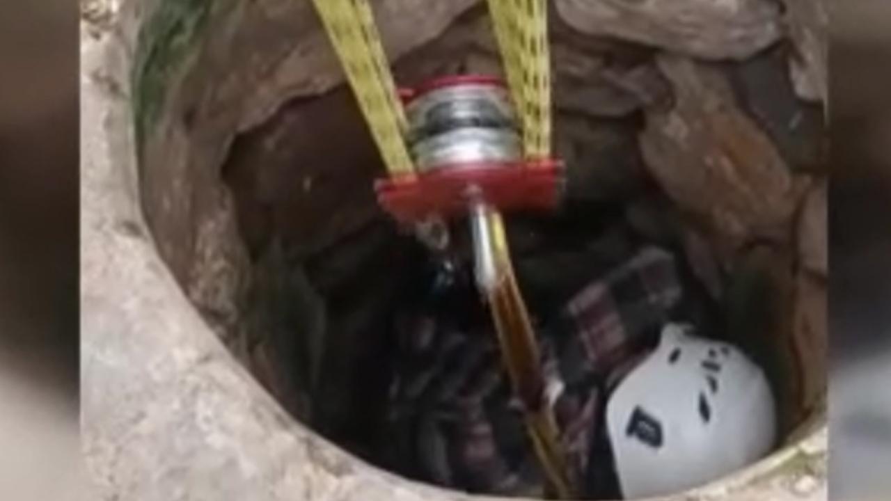 94 yaşındaki İsmail Örtlek kuyuya düştü