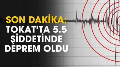AFAD açıkladı! Tokat Niksar'da 5.5 şiddetinde deprem