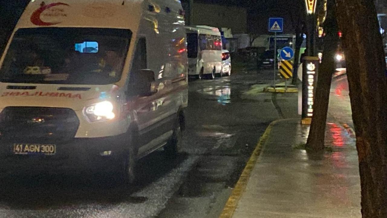 Alev alan şofben korku dolu anlar yaşattı!