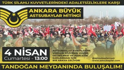 Ankara'da emekli astsubaylar 'Onur ve Adalet' için buluşacak